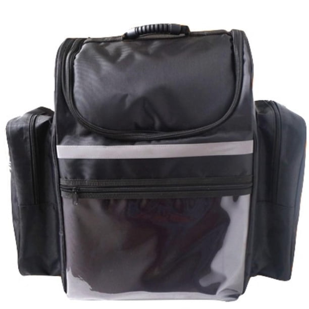 Mochila Delivery Marca Miguel Petacas de Nylon Color Negro MIGUEL PETACAS Mochila Delivery Marca Miguel Petacas de Nylon Col