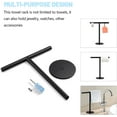 thumbnail image 5 of Bathroom Hand Towel Holder Stand T-Shape Hand Towel Holder Stand SUS304 Stainless Steel for Bathroom Kitchen or Vanity Countertop, 5 of 6