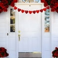 thumbnail image 5 of SSNTSY 7.5ft Valentines Garland Valentines Banner Paper Heart Garland Valentines Day Decorations for Mantle, Fireplace, Wall, Party Supplies, 5 of 8