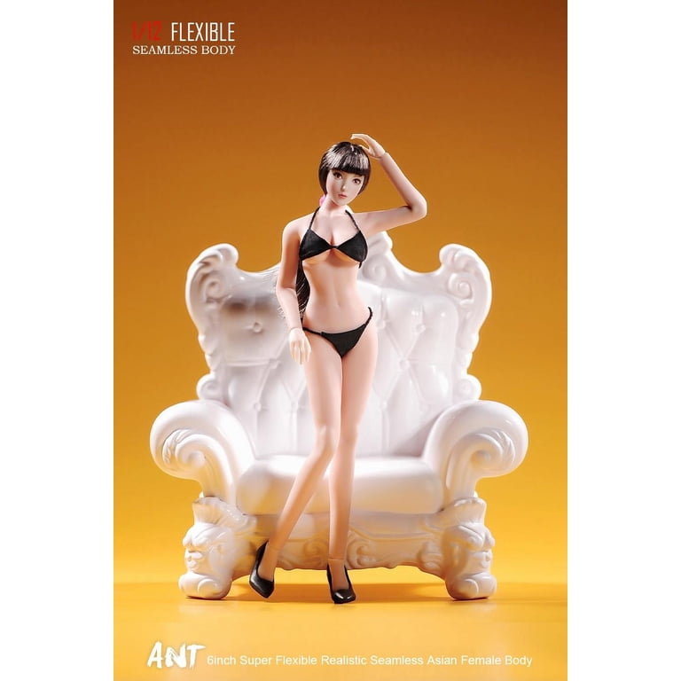 T305 1/12 Scale Super Flexible Seamless Body with Detachable Feet