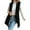 Black, variant on Women's Casual Notched Lapel Wool Blend Vest Western One Button Sleeveless Wool Jacket Coat, Women Cardigans Lightweight, Cover Up Tops for Women, Soft Cardigans for Women