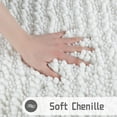 thumbnail image 2 of Luxury Bathroom Rug Mat 24x17, Extra Soft & Absorbent Bath Rugs, Non-Slip Plush Shaggy Bath Carpet, Machine Wash Dry, Bath Mats for Bathroom Floor, Tub and Shower, Bright White, 2 of 6