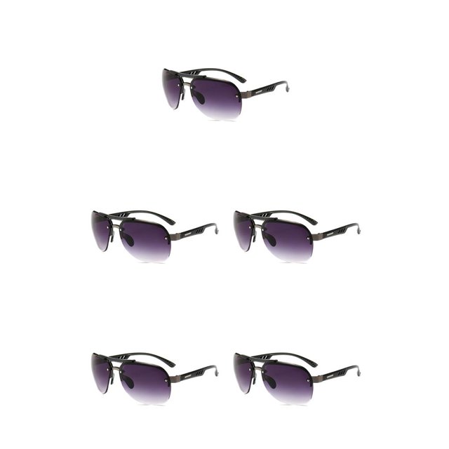 Minnieouse Lujo Mujer Hombre Gafas de Sol Lentes Montura Metálica Transparente sin Type1 NO1 Minnieouse CBP040706