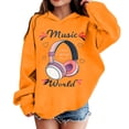 thumbnail image 2 of Shadoumai Kids Hoodies Girls Printed Pattern Long Sleeve Hoodie Pullover Tops with Pocket Cute Warmth Pullover Hooded Sweatshirt Children Fall Clothes for Girls, 2 of 5