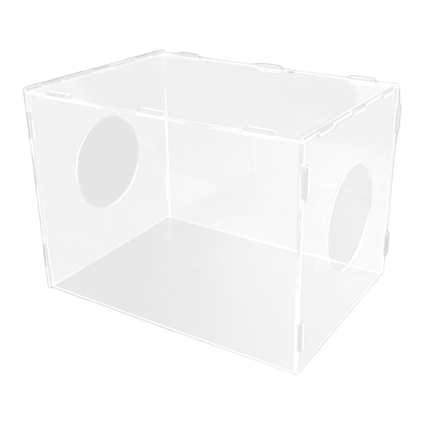Caja recolectora de polvo para amoladora, carcasa de acrílico transparente, cubierta antipolvo para pulido, 35x25x25cm