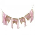 thumbnail image 4 of yuksok Half Banner, High Chair Banner, Half Year Birthday Decorations, Backdrop Garland Pink, 4 of 9