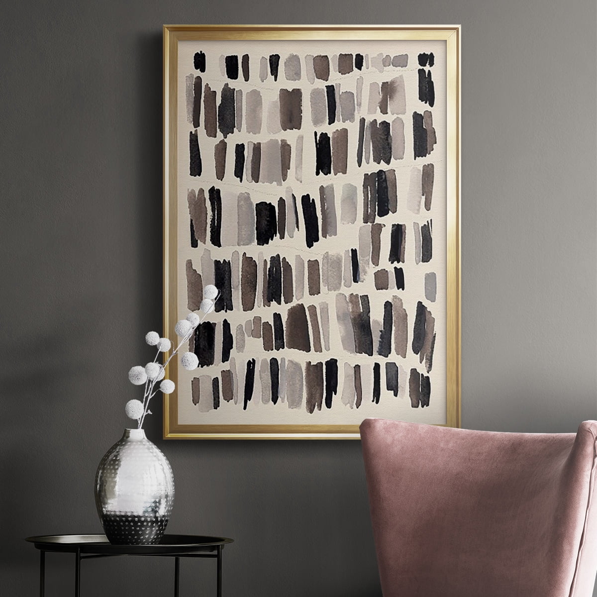 Chalk and Flint II Premium Framed Print, in Gold, Black, or Silver - Ready to Hang