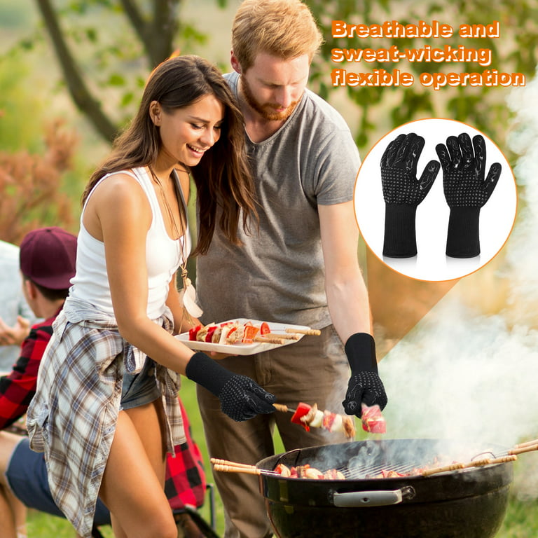 Silicone Grilling Oven Mitt with Logo 