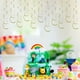 thumbnail image 5 of Matsuzay Guirnalda colgante de 6 pack/lote, artesanía exquisita, decorativa, amplia aplicación para colgante en de cumpleaños Kits de decoración para fiestas Verde claro, 5 of 6