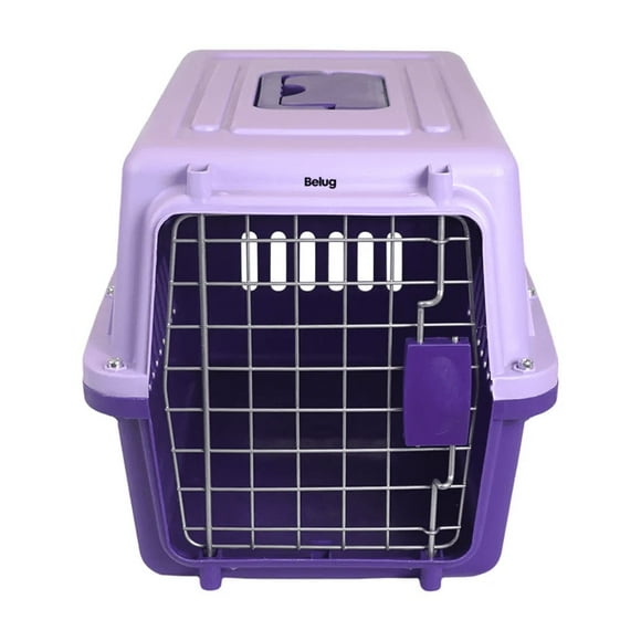 Transportadora Para Mascotas 48x32x30cm Belug, Morado