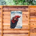 thumbnail image 3 of Noete Funny Farm Chicken Metal Tin Signs 8x12 Inch Vintage Chicken Coop Retro Decor for Country Cottage, Kitchen, Barn & Garden, 3 of 8