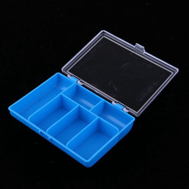 Cajas Transparentes de Aparejos de Pesca Almacenamiento de Cebos Multiusos Azul Cola Cajas transparentes de aparejos de pesca