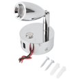 thumbnail image 1 of RV Reading Light, USB Port, Matte, 3 Colors, Dimmable, Touch Switch, RV Reading Wall Light, DC12-24V, Chrome Plated, 1 of 4