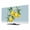 Yellow, variant on Indoor Elastic TV Cover, Summer Lemons Dust Proof TV Screen Slipcover Protection, White Black Plaid Farmhouse Tropical Fruits Stretch Waterproof Monitor Fitted 24" TV Covers for Inside