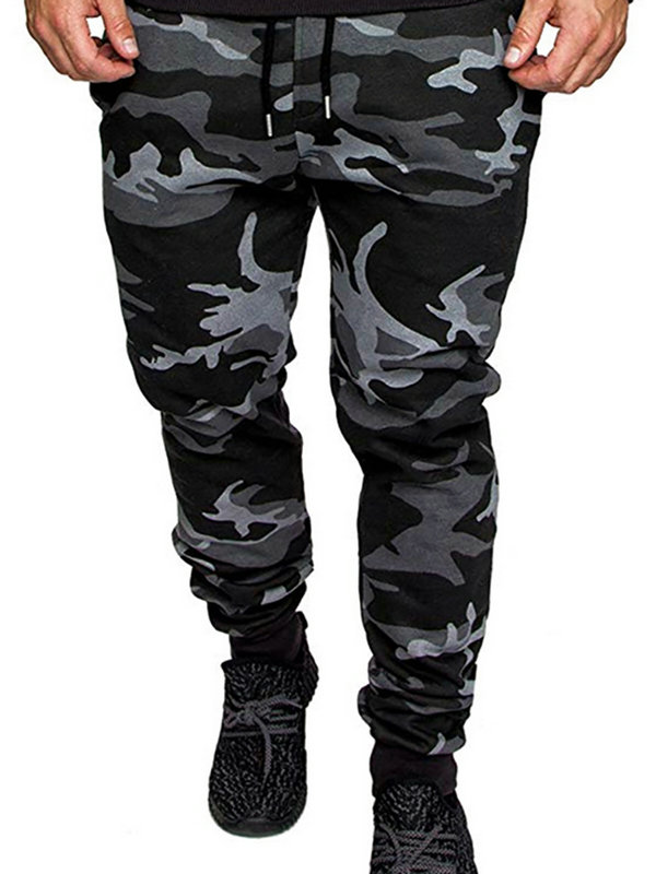 different color camo pants