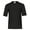 Black, variant on Youth Unisex S/S UPF 50+ Hybrid Comfort fit Rash Guard, Crew Neck, Short Sleeve (Juniors)