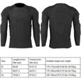 thumbnail image 4 of HELIAHOO Mens Sport Protective Jacket, Long Sleeve Padded Compression Shirt Thicken Anti-Collision Chest Sport Shirt Shoulder Chest Rib Protector T-Shirt CJ912-76955, 4 of 9