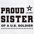 thumbnail image 3 of CafePress - Proud Sister Of A Soldier Black Sweatshirt - Zip Hoodie, Classic Hooded Sweatshirt with Metal Zipper, 3 of 4