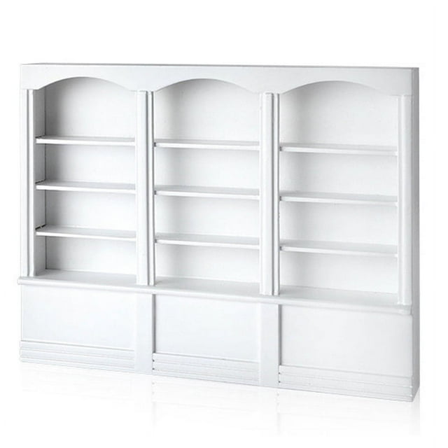1PC Maison de Poupée Miniature Bibliothèque Présentoir Style Moderne Meubles Jouets de Maison de Poupée
