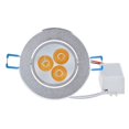 thumbnail image 2 of Led Luz De Techo Foco Empotrable Downlight Blanco Frío 100-245V 3*1W Yuarrent HA026101-02, 2 of 7