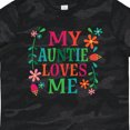 thumbnail image 4 of Inktastic My Auntie Loves Me Girls Girls Toddler T-Shirt, 4 of 5