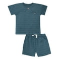 thumbnail image 2 of Modern Moments by Gerber Toddler Boy Oversized Textured Shirt and Short Outfit Set, 2-Piece, 12 Months - 5T, 2 of 15