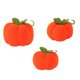 thumbnail image 1 of 3x calabaza de peluche de juguete de imitación, estatuilla de calabaza, de otoño, adorno de calabaza moderno, decoración de calabaza para el mayimx Estatuilla de calabaza, 1 of 9