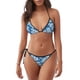 thumbnail image 1 of Disketp Leaves And Flowers para Bañador de Dos Piezas para Mujer, Bikini Sexy Halter String, Conjunto de Bikini en Triángulo, 1 of 6