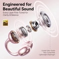 thumbnail image 4 of Auriculares Bluetooth Kinglucky de clip para oreja, color oro rosa, 4 of 6