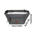 thumbnail image 3 of Bolso bandolera para hombre | Bolso de pecho bandolera bandolera de gran capacidad | Tela ligera y duradera | Mochila de equitación para deportes de viaje al aire libre | Múltiples compartimentos |, 3 of 6