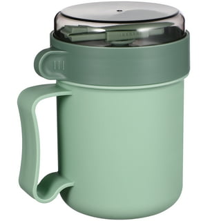 Inomata Japanese Microwavable Soup Mug Unbreakable for Kids Camping Travel Water Tea Coffee Milk Juice Mug 12 Ounce BPA Free Non-Toxic Dishwasher Safe