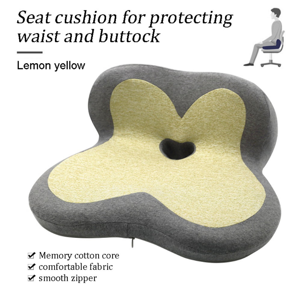  Pressure Relief Seat Cushion- Top Density 10 lbs Memory Foam,  Office Chair Cushion, Car Seat Cushion, Wheelchair Cushions for Butt, Back,  Tailbone, Coccyx Support, 180-Day Comfort & Support Trial : Everything