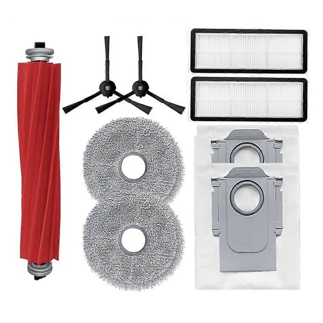 For Roborock Roller Side Brush Filter Mop Dust Bag Accessory