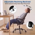 thumbnail image 6 of Atilioo Ergonomic Office Chair, Comfy Desk Chair with Adjustable Height & Lumbar Support, Mesh Swivel Rolling Computer Chair with Armrests for Adults, Black, 6 of 14