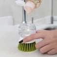 thumbnail image 3 of Brosse Paume Givrée Distributrice de Savon avec Plateau d'Égouttement, 3 of 4