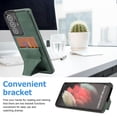 thumbnail image 2 of TOP SHE Case for Samsung Galaxy Note 20 Ultra Cell Phone (6.9 Inch) - Synthetic Leather Protective Case with Card Slot / Kickstand, Slim Fit Lightweight Simple Fashion Cover (Green), 2 of 7