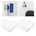 thumbnail image 4 of Juego De 2 Estantes De Esquina Acrílicos Organizador Montado En La Pared Atornillable Transparente Sunnimix Estante para reloj despertador, 4 of 8