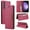 Red, variant on Allytechgroup Flip Case for Samsung Galaxy A36 5G with Credit Card Slot, PU Leather Wallet Phone Case with Stand Slim Lightweight Shockproof Back Cover Bumper for Samsung Galaxy A36 5G, Purple