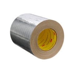 3M™ Venture Tape™ FSK Facing Tape 1525CW, Silver, 6 in x 50 yd, 8 Rolls/Case (Case of 8) SKU 7100043912
