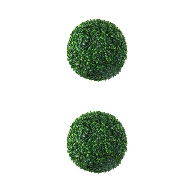 Transemion Balle en Plastique Simulée Apparence Réaliste Polyvalente Verte Intérieure Verte 15cm 2ensemble