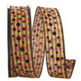 thumbnail image 1 of Reliant Ribbon 92814W-001-09H Plaid Felt Dots Wired Edge Ribbon - Multi Color - 1.5 in. x 20 yards, 1 of 1