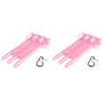 thumbnail image 1 of Caja Almacenamiento 3 Fundas Con Hebilla Bloqueo para Tipo () Rosa, 1 of 4