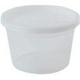 thumbnail image 3 of Nicole Home Collection Microwaveable Containers, Round, 8 Oz, Clear, 10 Ct, 3 of 8