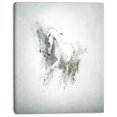 thumbnail image 2 of Cheval Blanc - Art Mural sur Toile Animal, 2 of 3