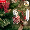 thumbnail image 3 of Hxlamzoo Acrylic 2D Flat Christmas Pony Ornaments Durable Holiday Decorations with Easy-to-Hang Design for Christmas Tree, Fireplace, Table Settings, Xmas Home Party Supplies, 3 of 6