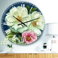 thumbnail image 2 of Designart Oversized Multicolor Analog Round Farmhouse Modern Wall Clocks, CLM31122-C23, 2 of 3