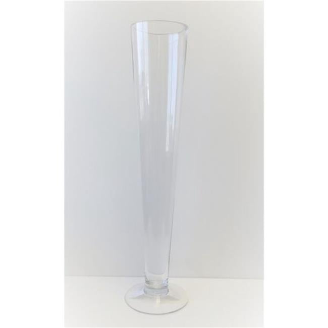 Clear Trumpet Vase