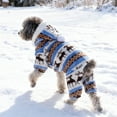 thumbnail image 4 of Dog Christmas Sweater Clothes, Puppy Winter Warm Soft Pajamas, Flannel Onesie PJS for Small Dogs, Pet Holiday Parties Pullover Sweaters cat Doggie boy Girl, 4 of 7