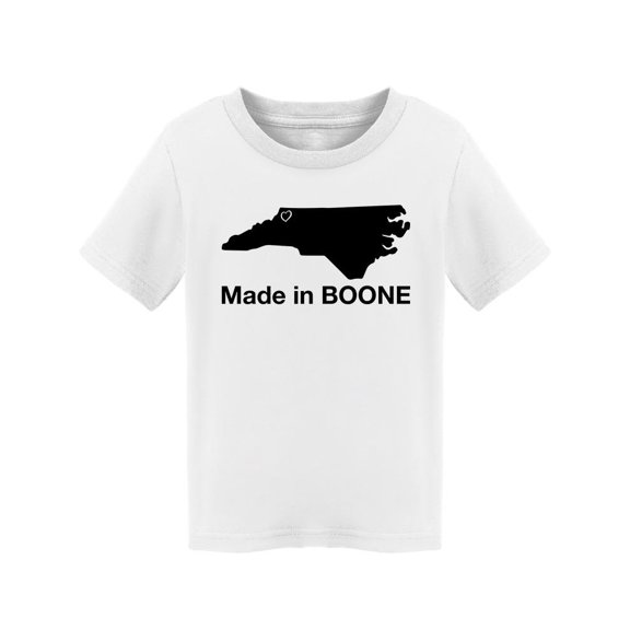Made In Boone T-Shirt Toddler -Smartprints Designs, 3 Toddler