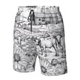 thumbnail image 4 of Balery Country Farm Scene Traje de Baño Estilo Hawaiano para Hombre, Shorts de Secado Rápido con Bolsillos-3X-Large, 4 of 6